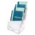 4-Compartment DocuHolder, Booklet Size, 6.88w x 6.25d x 10h, Clear [SKU: DEF77901]