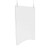 Hanging Barrier, 23.75" x 35.75", Acrylic, Clear, 2/Carton [SKU: DEFPBCHA2436]