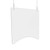 Hanging Barrier, 23.75" x 23.75", Polycarbonate, Clear, 2/Carton [SKU: DEFPBCHPC2424]