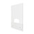 Mounting Safety Barrier with Pass Thru, 31.5" x 38", Polycarbonate, Clear, 2/Carton [SKU: DEFPBCMPC3138P]