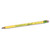 Ticonderoga Laddie Woodcase Pencil with Microban Protection, HB (#2), Black Lead, Yellow Barrel, Dozen [SKU: DIX13304]