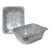 Aluminum Steam Table Pans, Half-Size Extra Deep195 oz., 4.19" Deep, 10.31 x 12.69, 100/Carton [SKU: DPK4288100]
