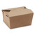 Reclosable One-Piece Natural-Paperboard Take-Out Box, 4.5 x 5 x 2.5, Brown, Paper, 450/Carton [SKU: DXE1TOC]