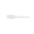 Plastic Cutlery, Heavy Mediumweight Fork, 100/Box [SKU: DXEFM207]