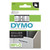 D1 High-Performance Polyester Removable Label Tape, 0.5" x 23 ft, Black on White [SKU: DYM45013]