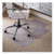 EverLife Light Use Chair Mat for Flat to Low Pile Carpet, Rectangular with Lip, 45 x 53, Clear [SKU: ESR120123]