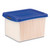 Heavy Duty Plastic File Storage, Letter/Legal Files, 14" x 17.38" x 10.5", Clear/Blue [SKU: FEL0086201]