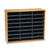 Literature Organizer, 24 Letter Compartments, 29 x 11.88 x 23.44, Medium Oak [SKU: FEL25043]