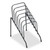 Wire Step File Jr., 6 Sections, DL to A5 Size Files, 4.38" x 6.5" x 7.75", Black [SKU: FEL72613]