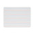 Magnetic Two-Sided Red and Blue Ruled Dry Erase Board, 12 x 9, Ruled White Front, Unruled White Back, 12/Pack [SKU: FLP10176]
