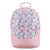 Geometric Backpack, Fits Device Up to 15.9", 12.5 x 7.63 x 18, Pink/Purple [SKU: FUE119250STCL6]