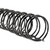 WireBind Spines, 1/4" Diameter, 55 Sheet Capacity, Black, 100/Box [SKU: GBC9775008]