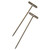 T-Pins, Steel, Silver, 1.5", 100/Box [SKU: GEM87T]