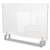 Clear Partition Extender with Attached Clamp, 42 x 3.88 x 24, Thermoplastic Sheeting [SKU: GHEPEC2442A]