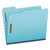 Earthwise by Pendaflex Heavy-Duty Pressboard Fastener Folders, 2" Expansion, 2 Fasteners, Letter Size, Light Blue, 25/Box [SKU: GLW61542]