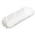 Fluted Hot Dog Trays, 6 x 2 x 2, White, Paper, 500/Sleeve, 6 Sleeves/Carton [SKU: HFM610740]