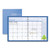 Seasonal Monthly Planner, Seasonal Artwork, 10 x 7, Light Blue Cover, 12-Month (Jan to Dec): 2023 [SKU: HOD23908]