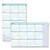 Express Track Recycled Reversible/Erasable Yearly Wall Calendar, 24 x 37, White/Teal Sheets, 12-Month (Jan to Dec): 2023 [SKU: HOD392]