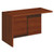 10700 "L" Workstation Return, Left 3/4 Pedestal, 48w x 24d x 29.5h, Cognac [SKU: HON10716LCO]