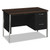 34000 Series Right Pedestal Desk, 45.25" x 24" x 29.5", Mocha/Black [SKU: HON34002RMOP]