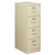 510 Series Vertical File, 4 Legal-Size File Drawers, Putty, 18.25" x 25" x 52 [SKU: HON514CPL]
