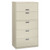 Brigade 600 Series Lateral File, 4 Legal/Letter-Size File Drawers, 1 Roll-Out File Shelf, Light Gray, 36" x 18" x 64.25 [SKU: HON685LQ]