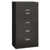 Brigade 600 Series Lateral File, 4 Legal/Letter-Size File Drawers, 1 Roll-Out File Shelf, Charcoal, 36" x 18" x 64.25 [SKU: HON685LS]