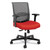 Convergence Mid-Back Task Chair, Synchro-Tilt and Seat Glide, Supports Up to 275 lb, Red Seat, Black Back/Base [SKU: HONCMY1ACU67]