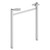 Mod U-Leg, 23.75w x 2d x 27.86h, Silver [SKU: HONLPLLEG24USVR]