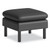 Parkwyn Series Ottoman, 23" x 23" x 17.5", Black [SKU: HONVP3LOTTBLK]