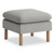 Parkwyn Series Ottoman, 23" x 23" x 17.5", Gray/Oak [SKU: HONVP3LOTTGRY]