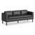 Parkwyn Series Sofa, 77w x 26.75d x 29h, Black [SKU: HONVP3LSOFABLK]