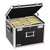 Locking File Chest withAdjustable File Rails, Letter/Legal Files, 17.5" x 14" x 12.5", Black [SKU: IDEVZ01008]