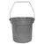 Deluxe Heavy-Duty Bucket, 10 qt, Polypropylene, Gray, 10.63" dia [SKU: IMP5510]