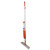 The Mopster Microfiber Bucketless Mop Handle, 18 x 3 Orange Microfiber Head, 54" Silver Aluminum Handle [SKU: IMPLBH18]