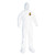 A20 Breathable Particle Protection Coveralls, Elastic Back, Hood and Boots, Large, White, 24/Carton [SKU: KCC49123]