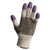 G60 Purple Nitrile Gloves, 230 mm Length, Medium/Size 8, Black/White, Pair [SKU: KCC97431]