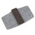 Wrap Around Felt Floor Savers, Rectangular, 7.25 x 1 x 8, Gray/Black, 16/Pack [SKU: MAS88458]