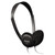 HP-100 Headphones, 4 ft Cord, Black [SKU: MAX190319]