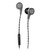 Bass 13 Metallic Earbuds with Microphone, 4 ft Cord, Silver [SKU: MAX199600]