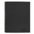 Wirebound Business Notebook, 1 Subject, Wide/Legal Rule, Black Cover, 11 x 8.5, 80 Sheets [SKU: MEA06062]