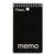 Wirebound Memo Pad with Wall-Hanger Eyelet, Medium/College Rule, Randomly Assorted Cover Colors, 60 White 3 x 5 Sheets [SKU: MEA45354]