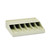 Bill Strap Rack, 6 Compartments, 10.63 x 8.31 x 2.31, ABS Thermoplastic, Putty [SKU: MMF210470089]