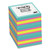 Self-Stick Notes Cube, 3" x 3", Bright Color Collection Colors, 360 Sheets/Pad, 3 Cubes/Pack [SKU: MMM2027SSAFG3PK]