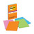 Pads in Energy Boost Collection Colors, Note Ruled, 5" x 8", 45 Sheets/Pad, 4 Pads/Pack [SKU: MMM5845SSUC]