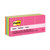 Original Pads in Poptimistic Collection Colors, 1.38" x 1.88", 100 Sheets/Pad, 12 Pads/Pack [SKU: MMM653AN]