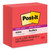 Self-Stick Notes, 3" x 3", Saffron Red, 90 Sheets/Pad, 8 Pads/Pack [SKU: MMM6545SSRR]