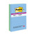 Recycled Notes in Oasis Collection Colors, Note Ruled, 4" x 6", 90 Sheets/Pad, 3 Pads/Pack [SKU: MMM6603SST]