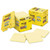 Pads in Canary Yellow, Cabinet Pack, Note Ruled, 4" x 4", 90 Sheets/Pad, 12 Pads/Pack [SKU: MMM67512SSCP]