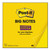 Big Notes, Unruled, 11 x 11, Yellow, 30 Sheets [SKU: MMMBN11]